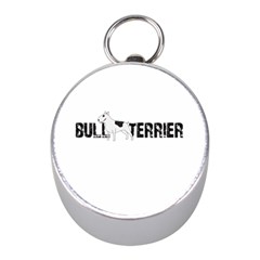 Bull Terrier  Mini Silver Compasses by Valentinaart