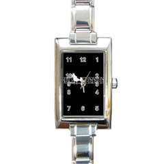 Bull Terrier  Rectangle Italian Charm Watch by Valentinaart