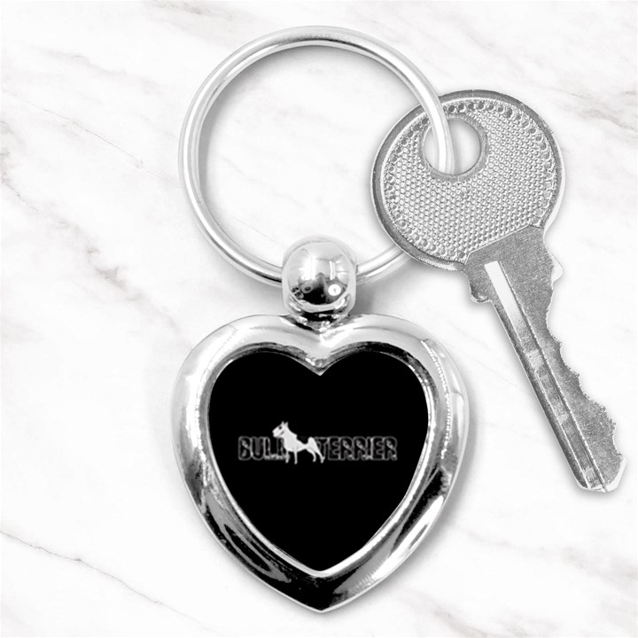 Bull terrier  Key Chains (Heart) 