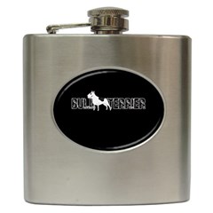 Bull Terrier  Hip Flask (6 Oz)