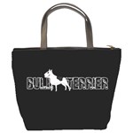 Bull terrier  Bucket Bags Back