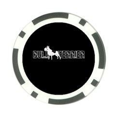 Bull Terrier  Poker Chip Card Guard (10 Pack) by Valentinaart