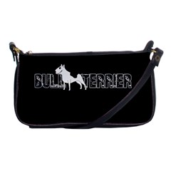 Bull Terrier  Shoulder Clutch Bags by Valentinaart