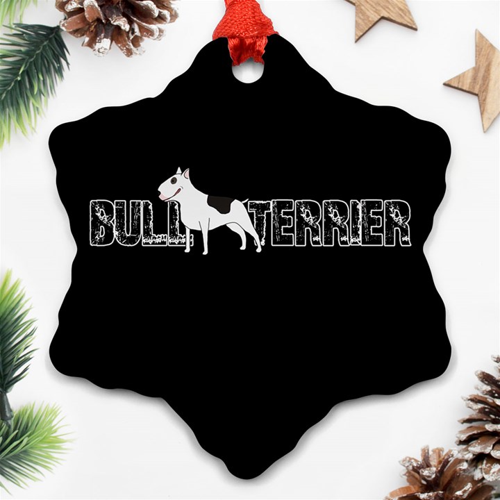 Bull terrier  Ornament (Snowflake)