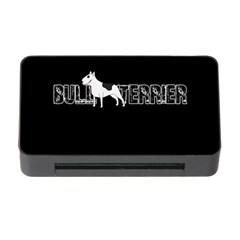 Bull Terrier  Memory Card Reader With Cf by Valentinaart