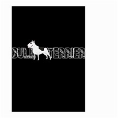 Bull Terrier  Small Garden Flag (two Sides) by Valentinaart