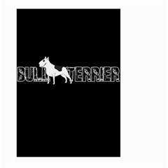 Bull Terrier  Large Garden Flag (two Sides) by Valentinaart