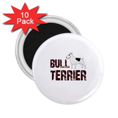 Bull Terrier  2 25  Magnets (10 Pack)  by Valentinaart