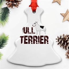 Bull Terrier  Ornament (christmas Tree)  by Valentinaart