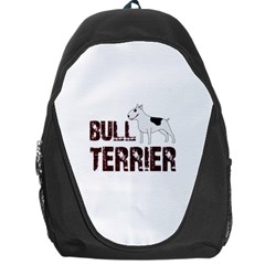 Bull Terrier  Backpack Bag by Valentinaart