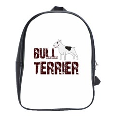 Bull Terrier  School Bags (xl)  by Valentinaart