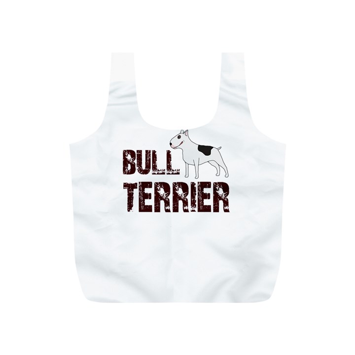 Bull terrier  Full Print Recycle Bags (S) 