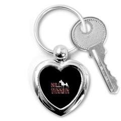 Bull Terrier  Key Chains (heart)  by Valentinaart