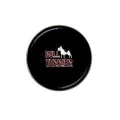 Bull Terrier  Hat Clip Ball Marker (4 Pack) by Valentinaart