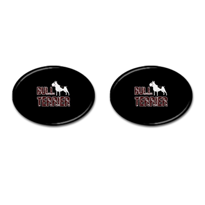 Bull terrier  Cufflinks (Oval)