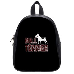 Bull Terrier  School Bags (small)  by Valentinaart