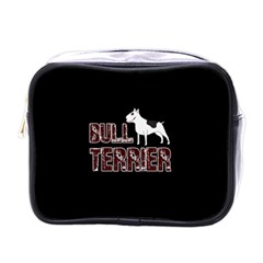 Bull Terrier  Mini Toiletries Bags by Valentinaart