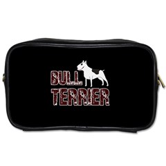 Bull Terrier  Toiletries Bags by Valentinaart