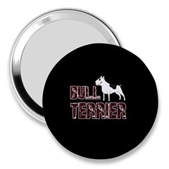 Bull Terrier  3  Handbag Mirrors by Valentinaart