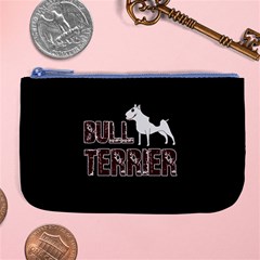 Bull Terrier  Large Coin Purse by Valentinaart