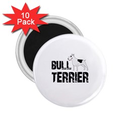 Bull Terrier  2 25  Magnets (10 Pack)  by Valentinaart