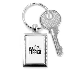 Bull Terrier  Key Chains (rectangle)  by Valentinaart