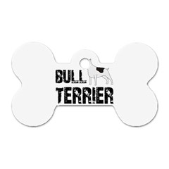 Bull Terrier  Dog Tag Bone (one Side) by Valentinaart