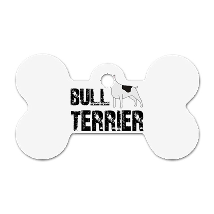 Bull terrier  Dog Tag Bone (One Side)