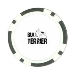 Bull Terrier  Poker Chip Card Guard (10 Pack) by Valentinaart