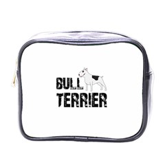 Bull Terrier  Mini Toiletries Bags by Valentinaart