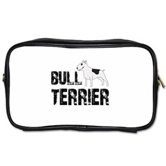 Bull Terrier  Toiletries Bags 2-side by Valentinaart