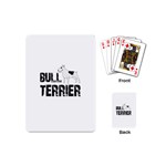 Bull terrier  Playing Cards (Mini)  Back