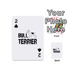 Bull terrier  Playing Cards 54 (Mini)  Front - Spade2