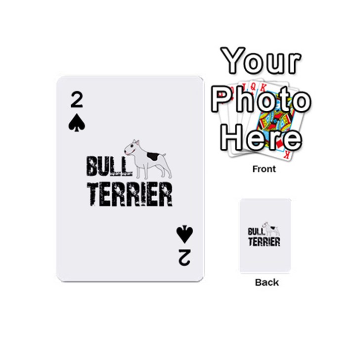 Bull terrier  Playing Cards 54 (Mini) 