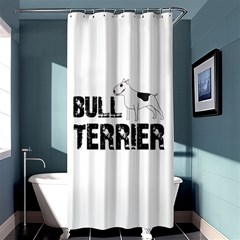 Bull Terrier  Shower Curtain 36  X 72  (stall)  by Valentinaart