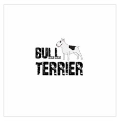 Bull Terrier  Large Satin Scarf (square)