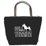 Bull terrier  Bucket Bags Back