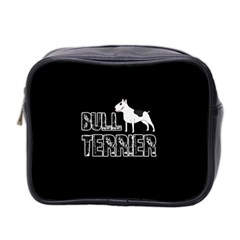 Bull Terrier  Mini Toiletries Bag 2-side by Valentinaart