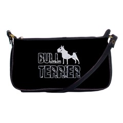 Bull Terrier  Shoulder Clutch Bags by Valentinaart