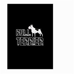 Bull Terrier  Large Garden Flag (two Sides) by Valentinaart