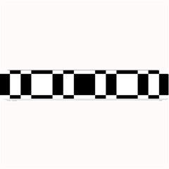 Checkerboard Black And White Small Bar Mats