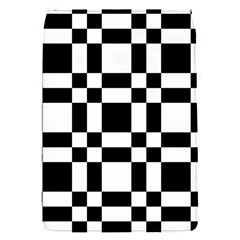 Checkerboard Black And White Flap Covers (S) 