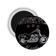 Motorcycle Old School 2 25  Magnets by Valentinaart