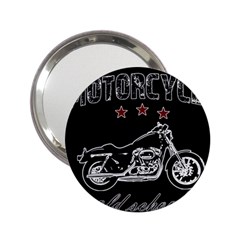 Motorcycle Old School 2 25  Handbag Mirrors by Valentinaart