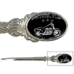 Motorcycle Old School Letter Openers by Valentinaart