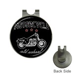 Motorcycle old school Hat Clips with Golf Markers Front