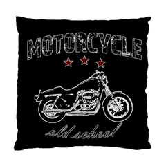 Motorcycle Old School Standard Cushion Case (one Side) by Valentinaart