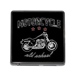 Motorcycle Old School Memory Card Reader (square) by Valentinaart