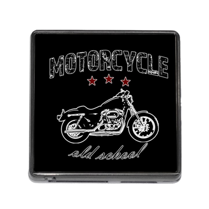 Motorcycle old school Memory Card Reader (Square)