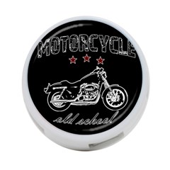 Motorcycle Old School 4-port Usb Hub (two Sides)  by Valentinaart